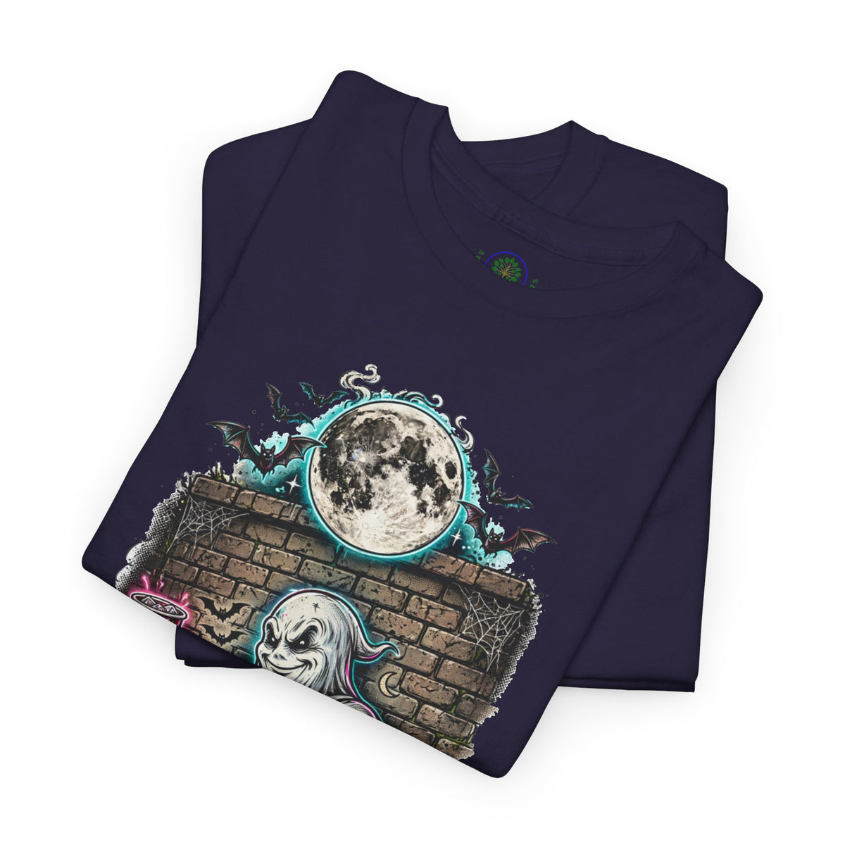 Funny Ghost Graphic Tee — "I'm Here for the Boos" Halloween T-Shirt