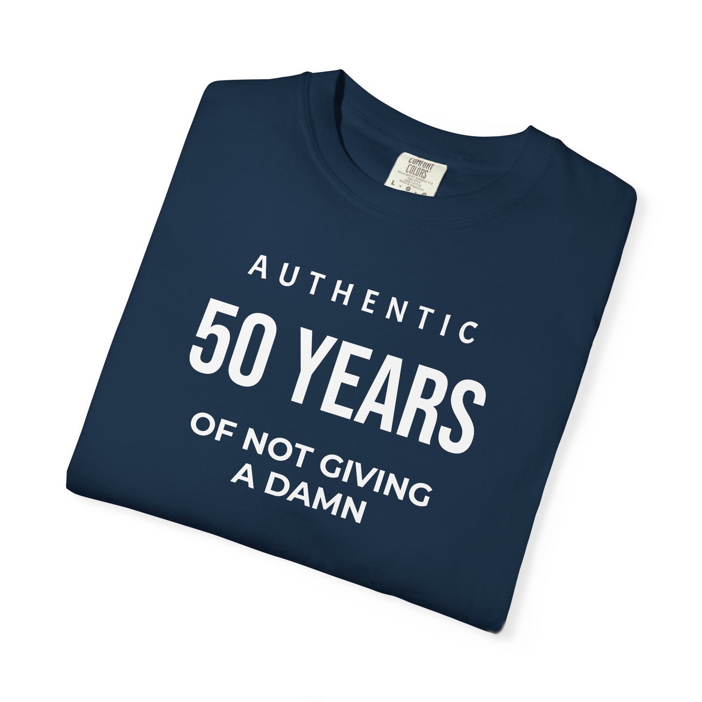 Many Years of Not Giving a Damn T-Shirt — Funny Custom Age Birthday Tee
