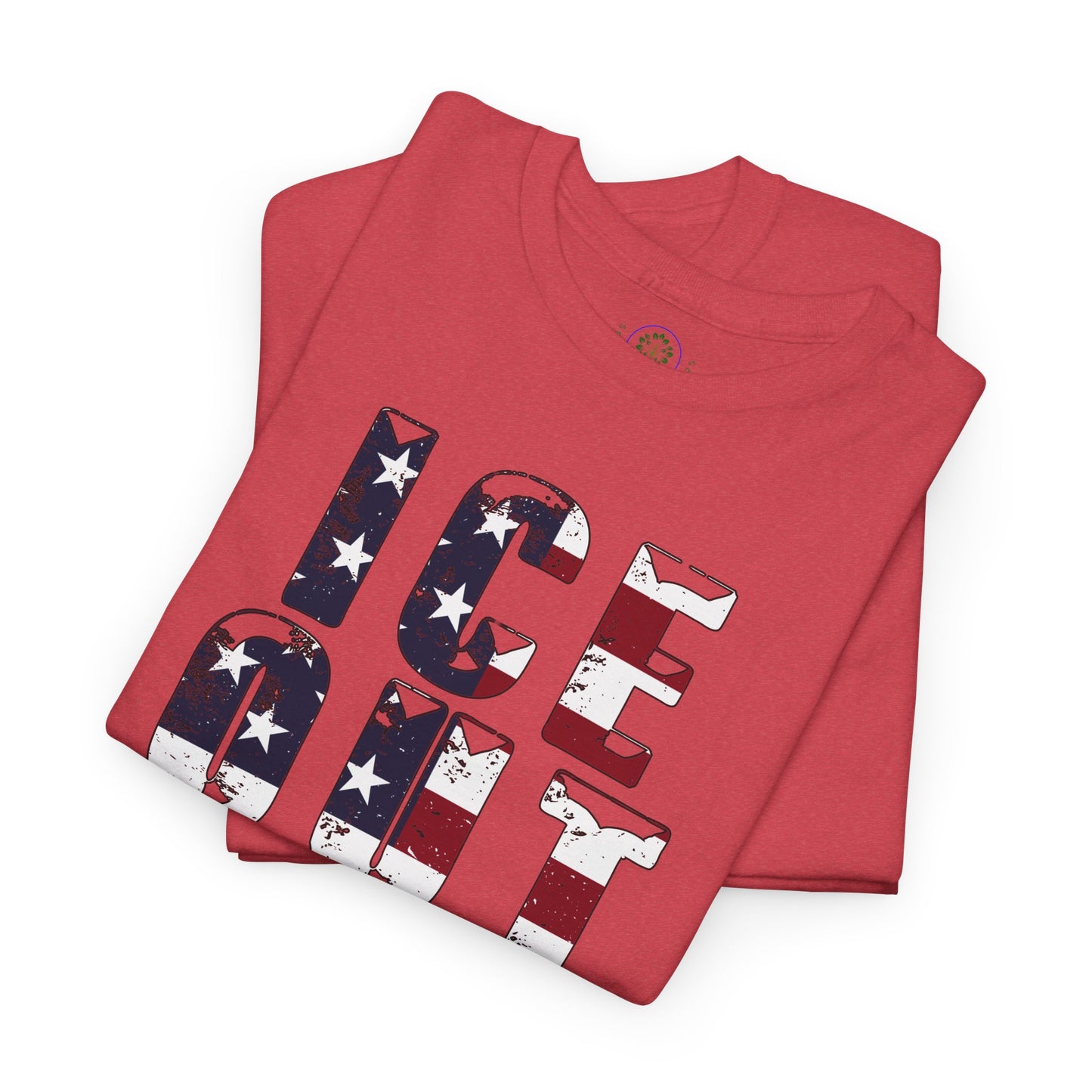 ICE OUT NOW Protest Tee, Immigration Rights Political Statement