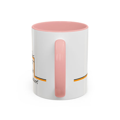Accent Mug, Funny Novelty Cup for Coffee Lovers, Here is your Gift Motherf*cker