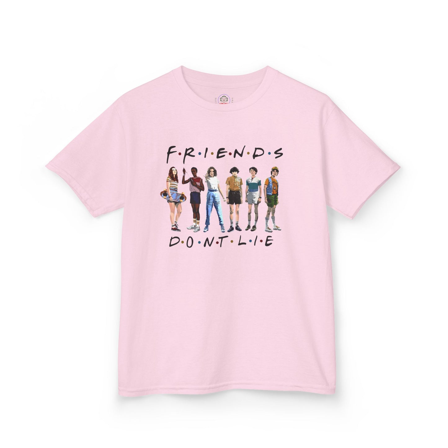 Friends Don't Lie Kids Tee, 80's Vibe, TV-Inspired, Stranger Valentine Gift Children's size - Secondhand Readers