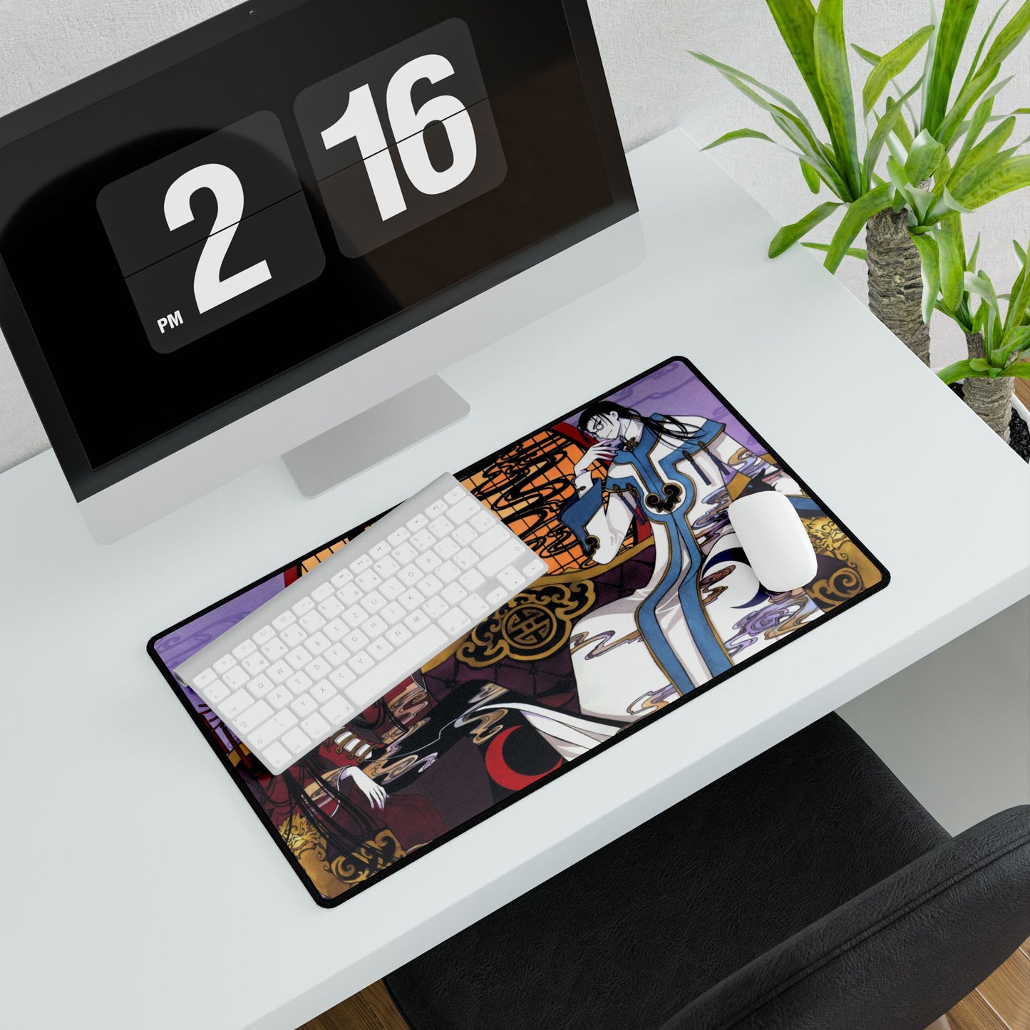 Anime-Inspired XXXHolic Desk Mat — Yuuko Ichihara & Clow Reed Playmat, Manga, TCG & MTG Fans