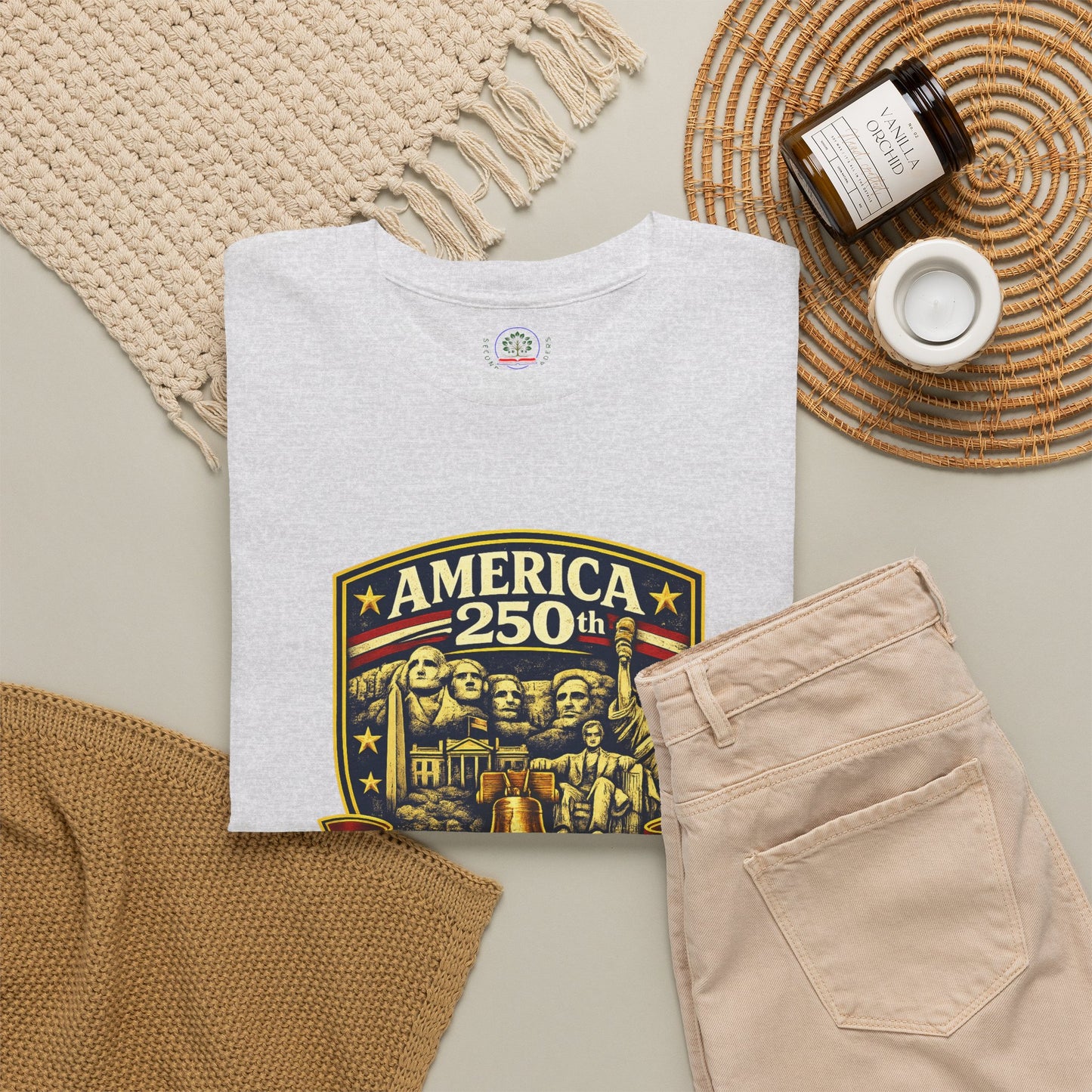 America 250 Anniversary Crest Tee | 4th of July USA