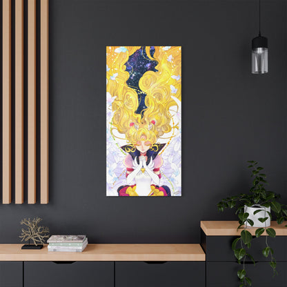 Anime Canvas, Eternal Sailor Moon Wall Art, Satin Print, Stretched Painting