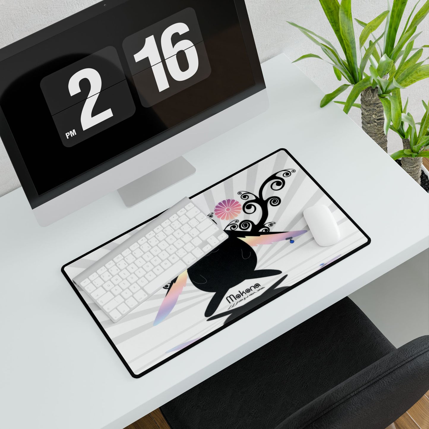 Anime-Inspired Tsubasa Chronicle Desk Mat | Black Mokona Playmat, MTG TCG