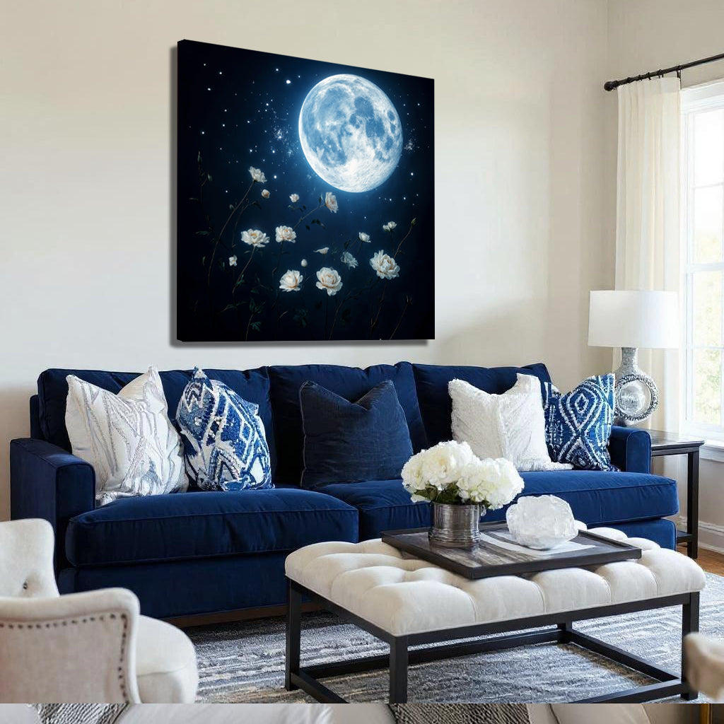 Lunar Canvas Wall Art - Secondhand Readers