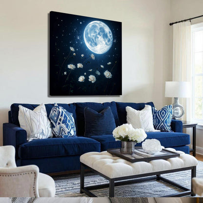 Lunar Canvas Wall Art - Secondhand Readers