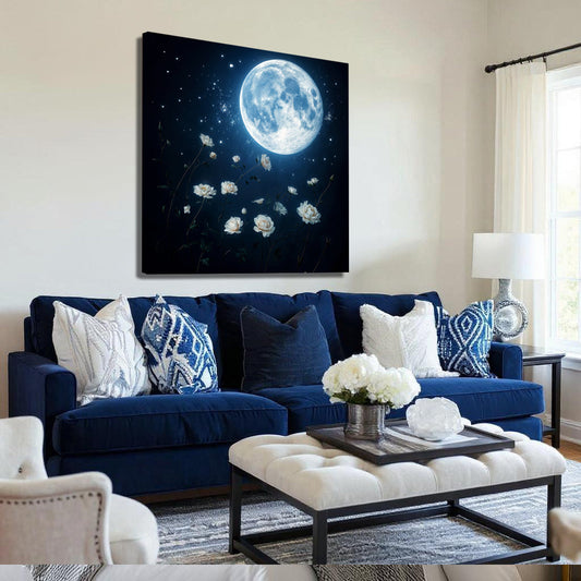 Lunar Canvas Wall Art - Secondhand Readers
