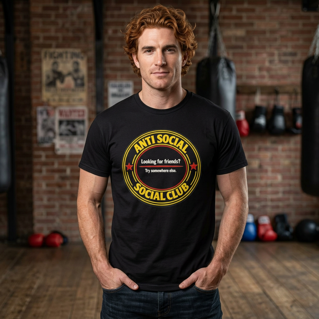 Sarcastic Shirt - Anti Social Social Club logo tee | T-Shirt