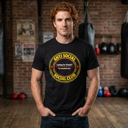 Sarcastic Shirt - Anti Social Social Club logo tee | T-Shirt