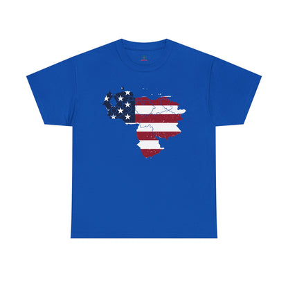 Venezuelan American Pride T-Shirt | Venezuelans in USA Tee