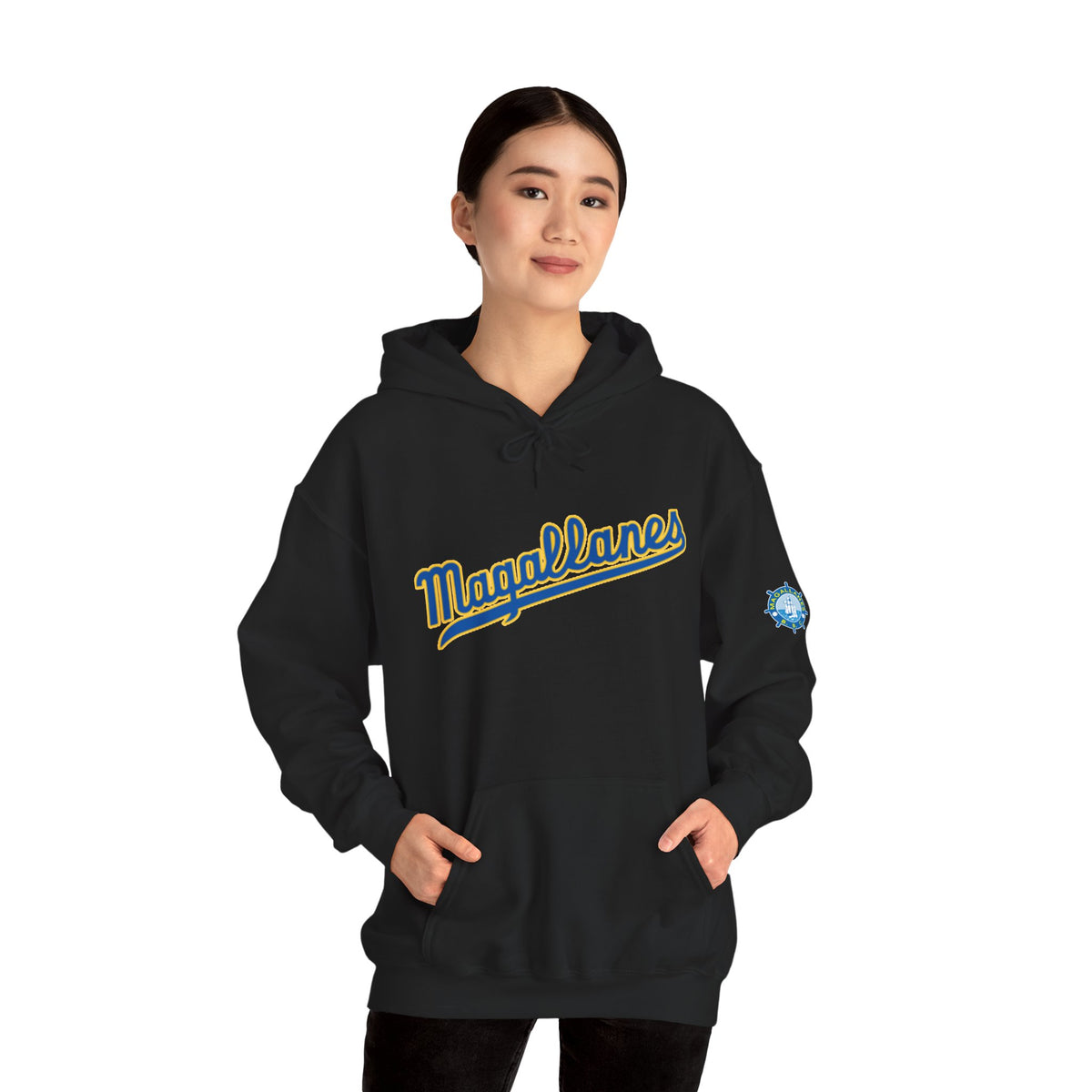 Venezuelan Baseball Fan, Navegantes del Magallanes Unisex Heavy Blend™ Hooded Sweatshirt