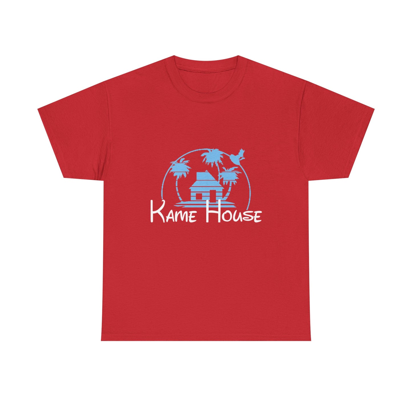 Anime Dragon Ball Inspired Kame House + Disney Buena Vista Logo T-Shirt