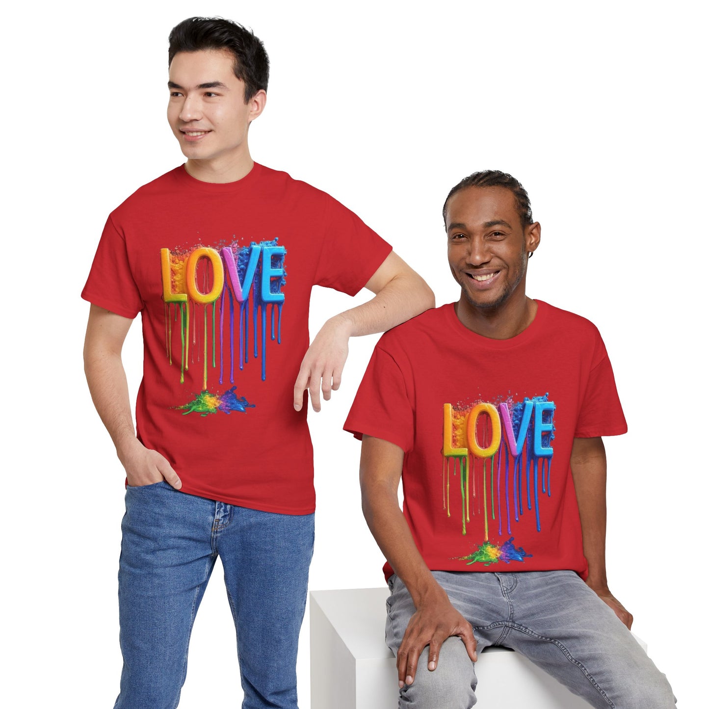 Rainbow Love Pride Unisex Tee - LGBTQ T-Shirt, Pride Apparel, LGBTQ Clothing