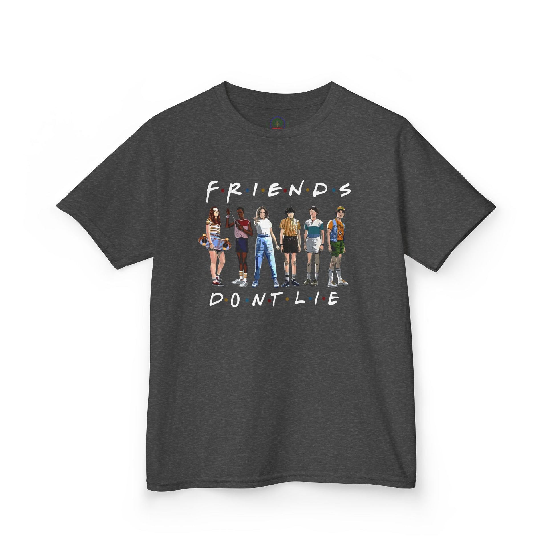 Friends Don't Lie Kids Tee, 80's Vibe, TV-Inspired, Stranger Valentine Gift Children's size - Secondhand Readers
