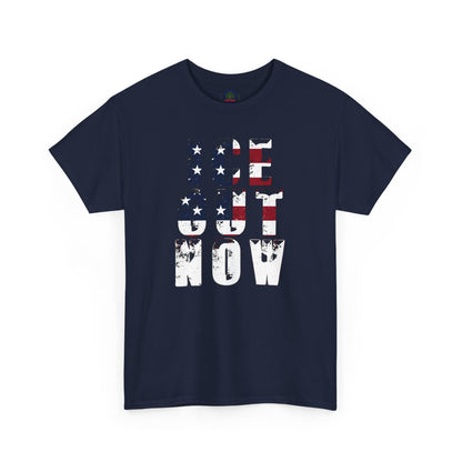 ICE OUT NOW Protest Tee, Immigration Rights Political Statement