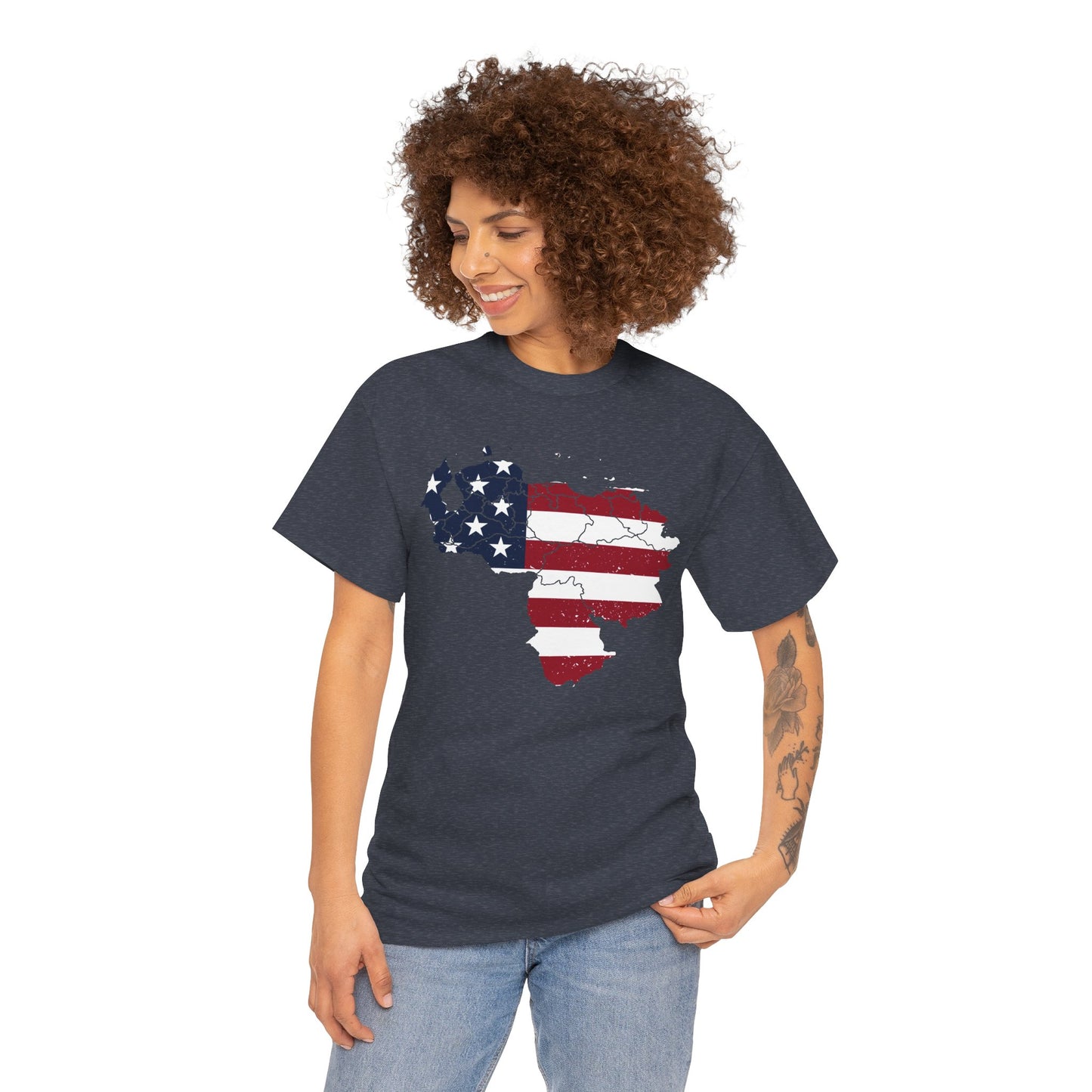 Venezuelan American Pride T-Shirt | Venezuelans in USA Tee