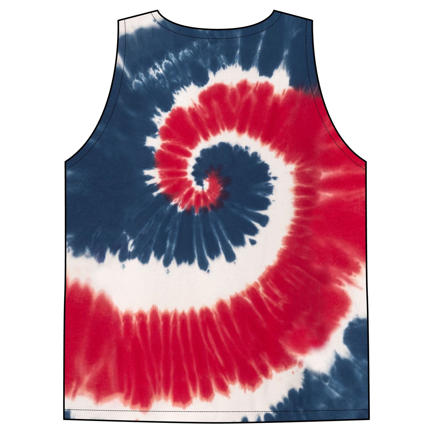 God Bless The USA Unisex Tie-Dye Tank Top