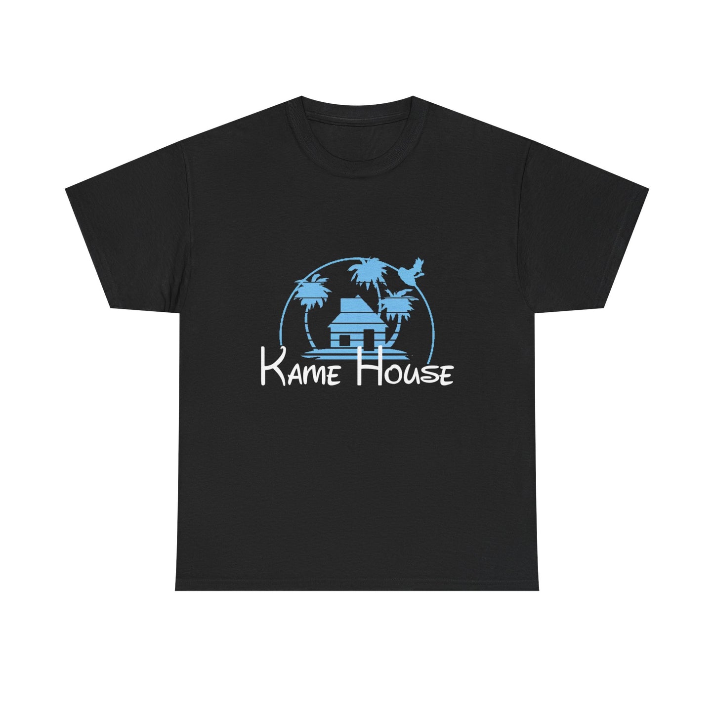Anime Dragon Ball Inspired Kame House + Disney Buena Vista Logo T-Shirt