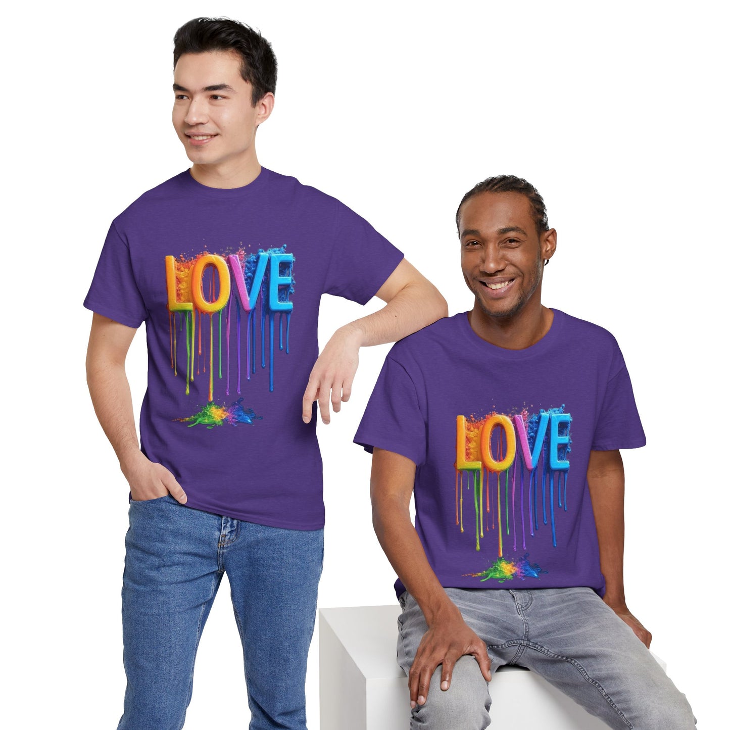 Rainbow Love Pride Unisex Tee - LGBTQ T-Shirt, Pride Apparel, LGBTQ Clothing