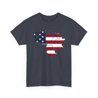 Venezuelan American Pride T-Shirt | Venezuelans in USA Tee