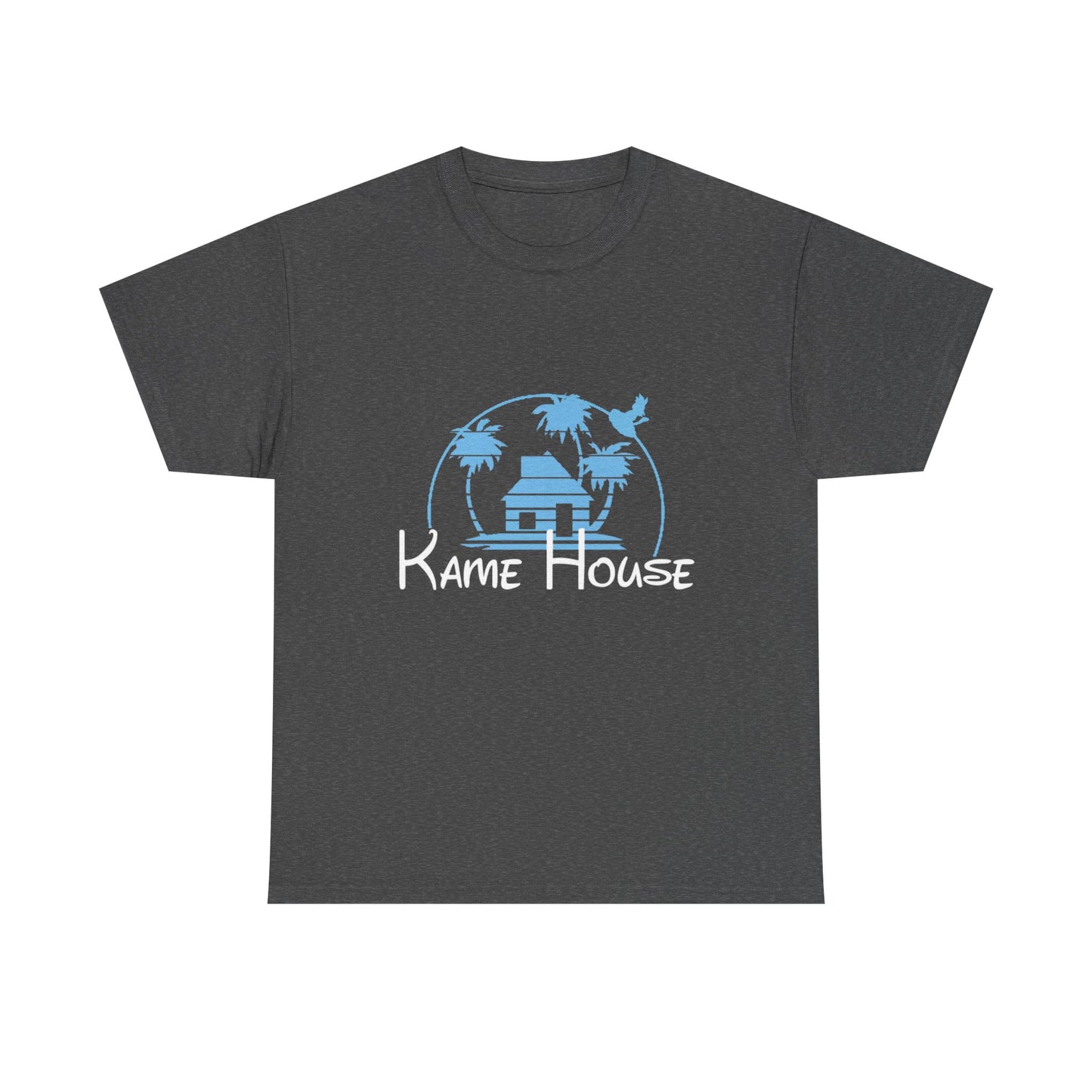 Anime Dragon Ball Inspired Kame House + Disney Buena Vista Logo T-Shirt