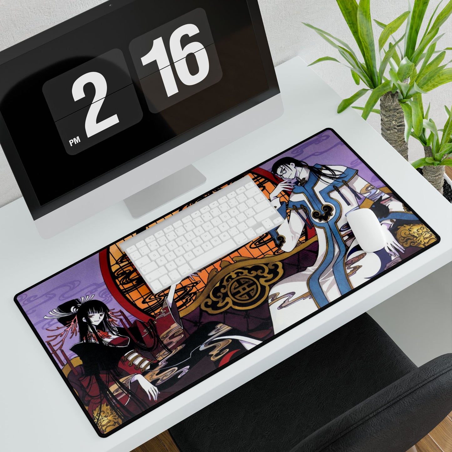 Anime-Inspired XXXHolic Desk Mat — Yuuko Ichihara & Clow Reed Playmat, Manga, TCG & MTG Fans