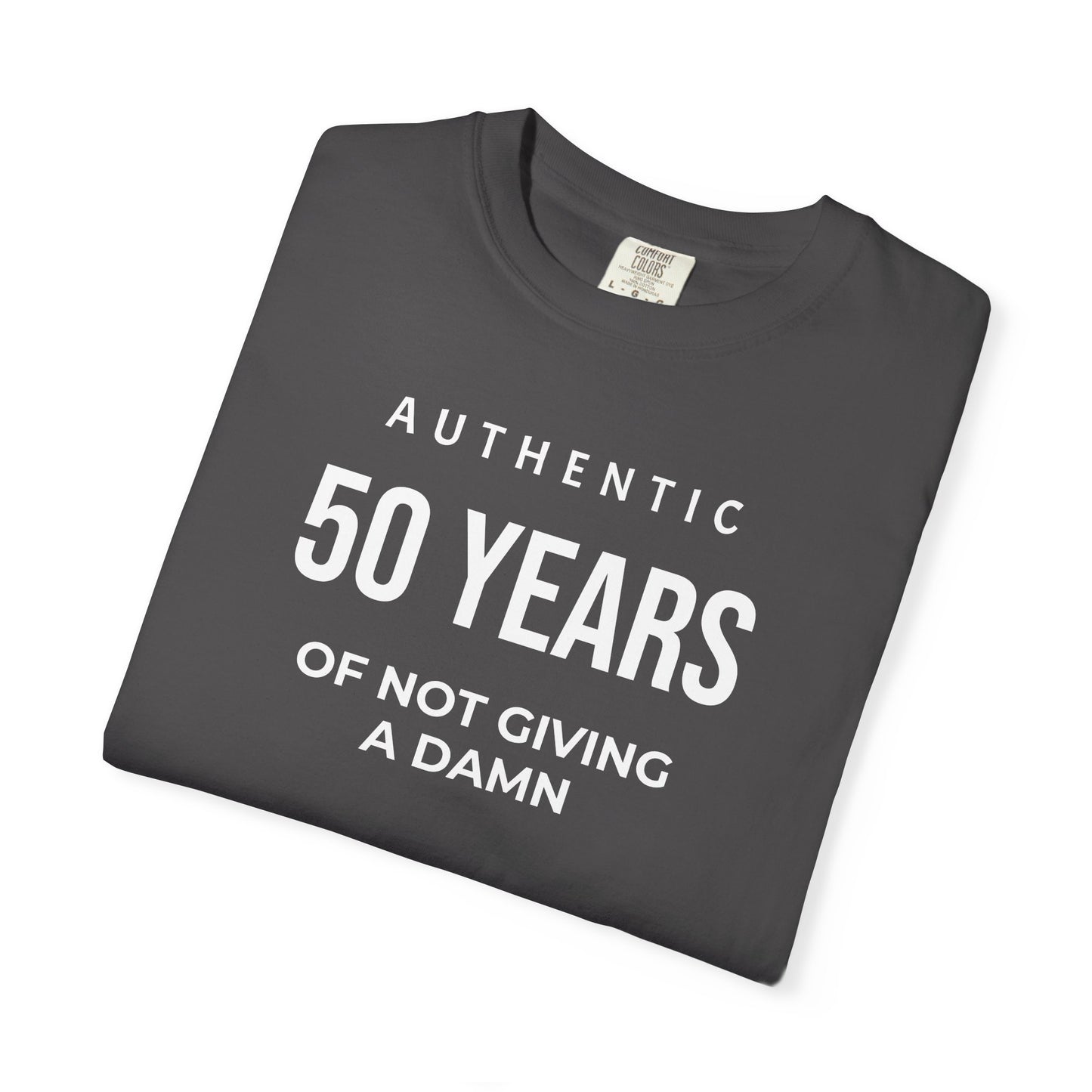 Many Years of Not Giving a Damn T-Shirt — Funny Custom Age Birthday Tee