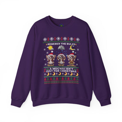 Gremlins Mogwai Ugly Christmas Sweater Crewneck Sweatshirt | Retro Holiday