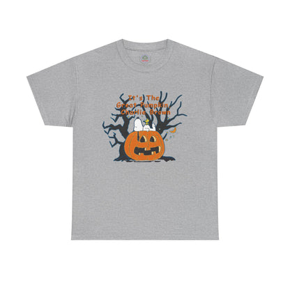 Pumpkin Tee, Spooky Fall T-Shirt, Halloween Charlie Brown Shirt, Snoopy - Secondhand Readers