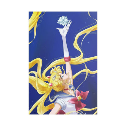 Canvas Print, Sailor Moon Silver Crystal, Manga Satin Wall Art, Home Decor, Anime - Secondhand Readers