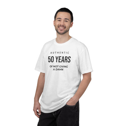 Many Years of Not Giving a Damn T-Shirt — Funny Custom Age Birthday Tee