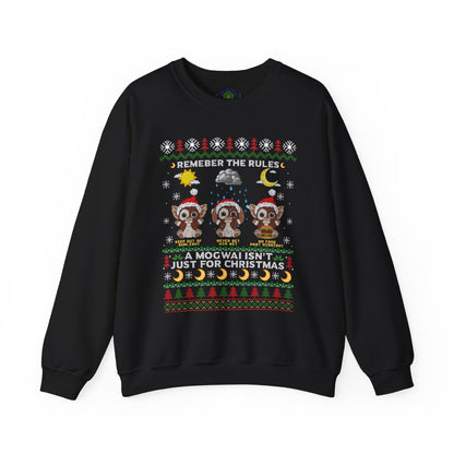 Gremlins Mogwai Ugly Christmas Sweater Crewneck Sweatshirt | Retro Holiday