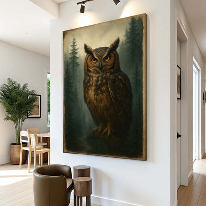 Watcher Of The Woods Owl Wall Art - Secondhand Readers