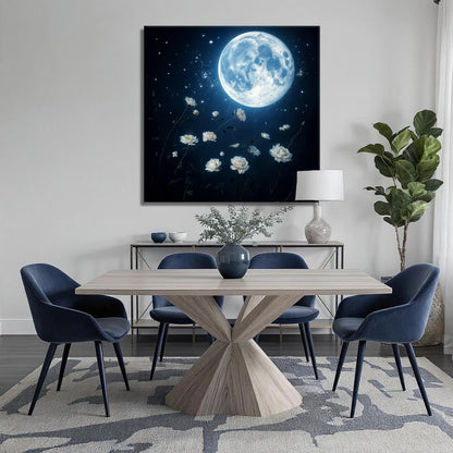 Lunar Canvas Wall Art - Secondhand Readers