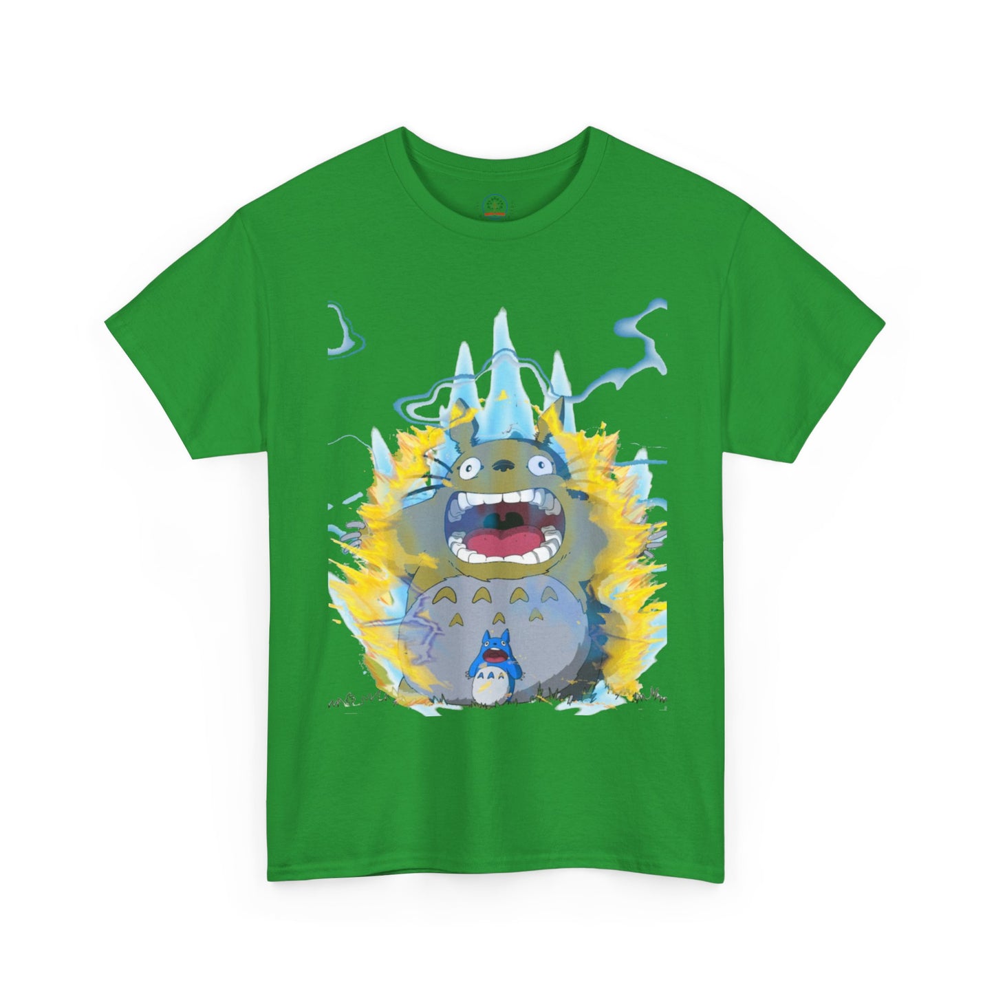Anime Totoro Super Saiyan Unisex T-Shirt, Studio Ghibli Fun Dragon Ball