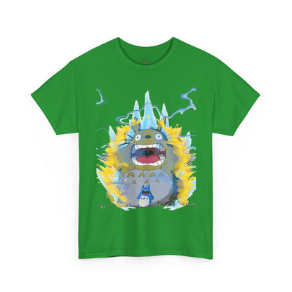 Anime Totoro Super Saiyan Unisex T-Shirt, Studio Ghibli Fun Dragon Ball