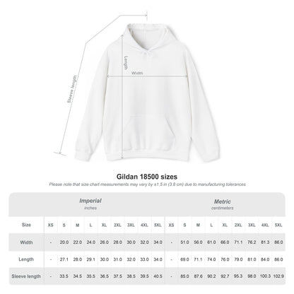 Venezuelan Baseball Fan, Leones del Caracas Unisex Heavy Blend™ Hooded Sweatshirt