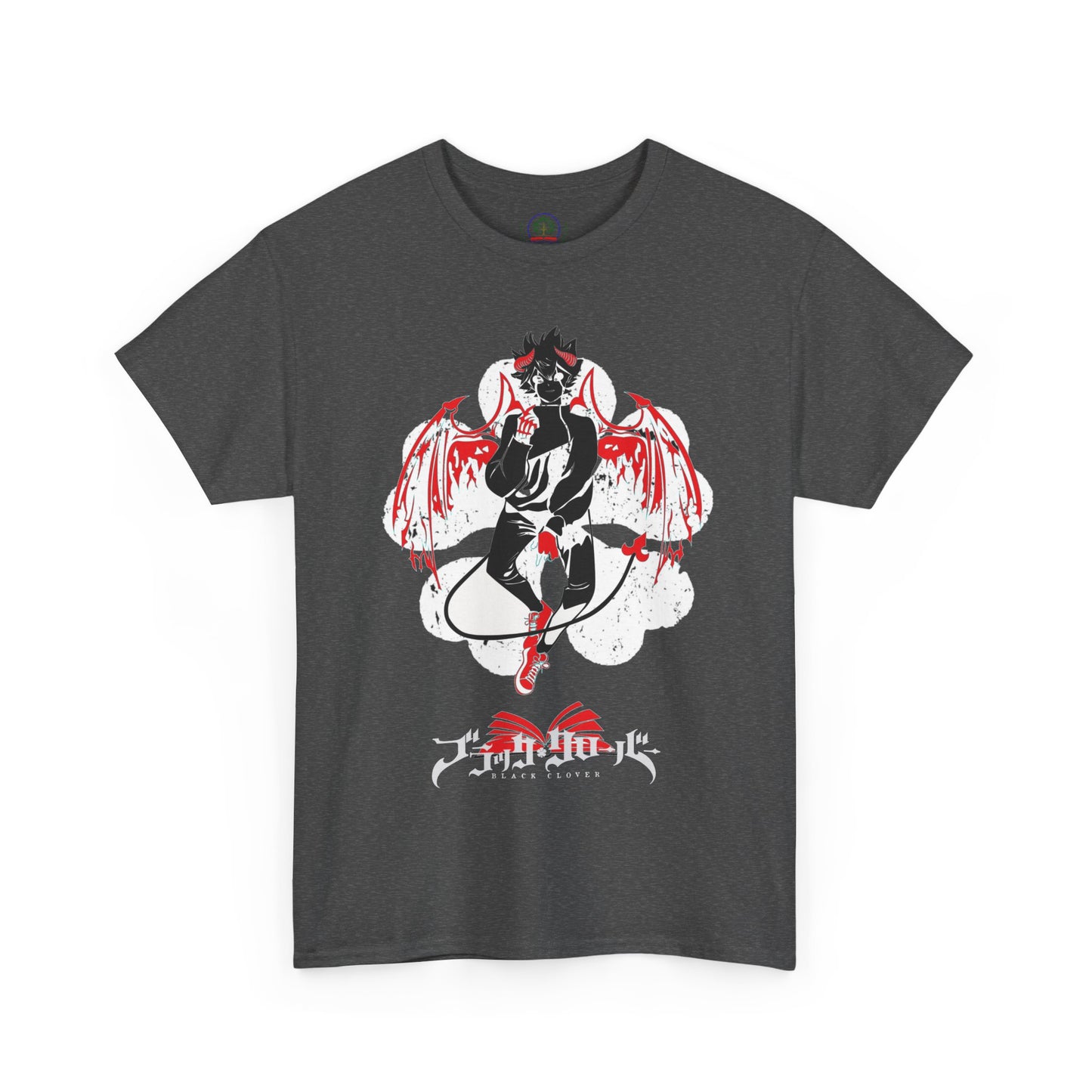 Black Clover Asta Demon Tee, Anime Inspired Graphic Casual T-Shirt Unisex
