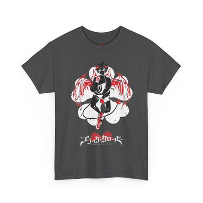 Black Clover Asta Demon Tee, Anime Inspired Graphic Casual T-Shirt Unisex