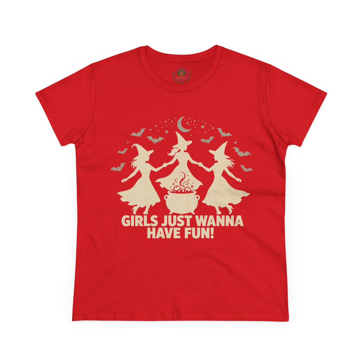 Girls Just Wanna Have Fun, Witch Dance Halloween Shirt, Womens Tee
