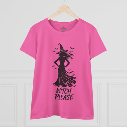 Witch Please Tee - Sassy Women's Halloween Witch Graphic T-Shirt