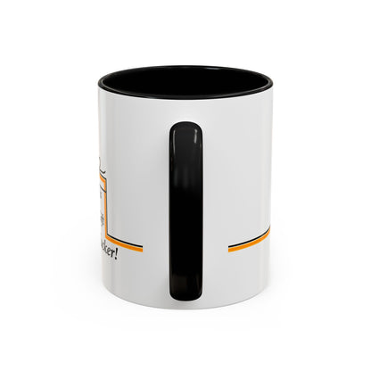 Accent Mug, Funny Novelty Cup for Coffee Lovers, Here is your Gift Motherf*cker