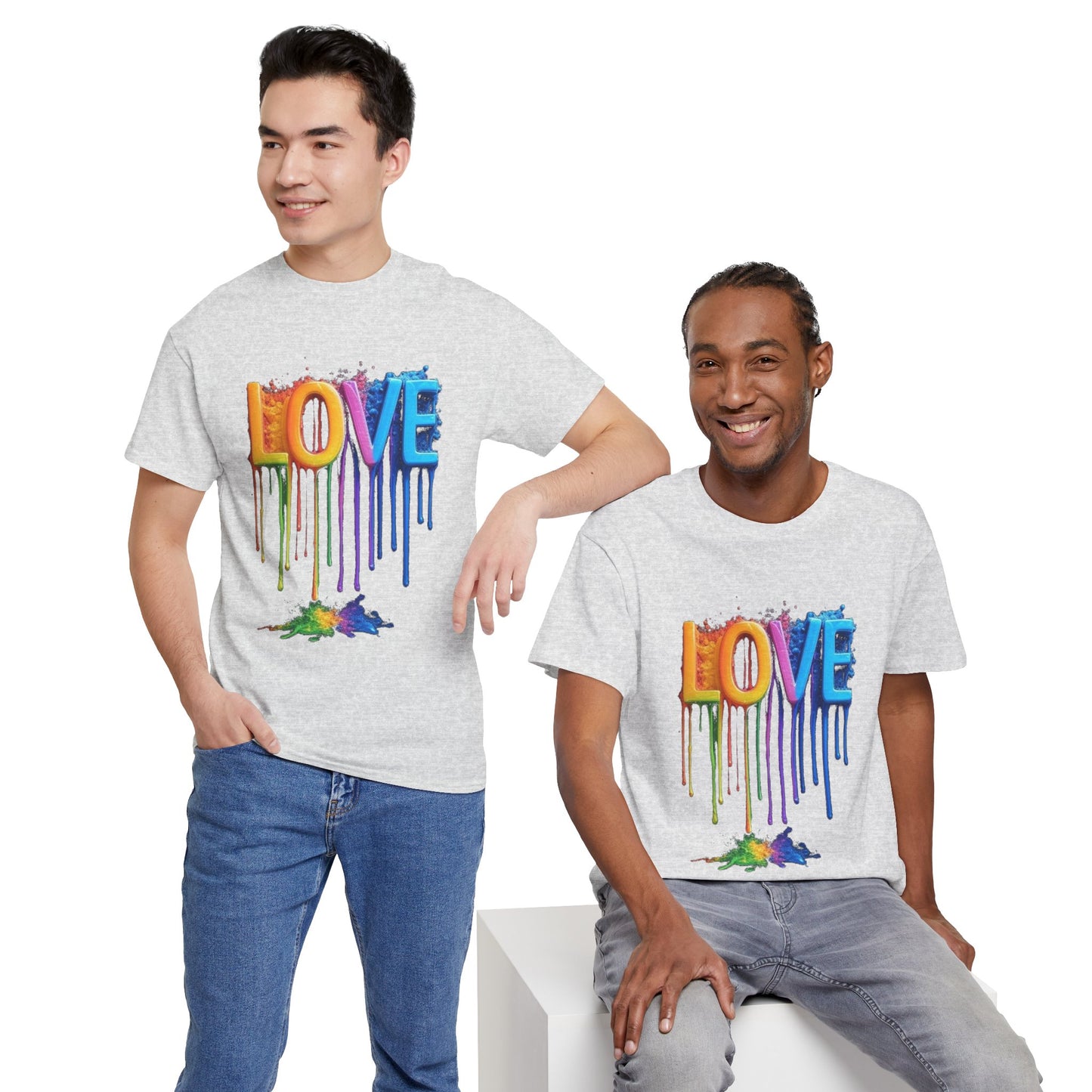 Rainbow Love Pride Unisex Tee - LGBTQ T-Shirt, Pride Apparel, LGBTQ Clothing