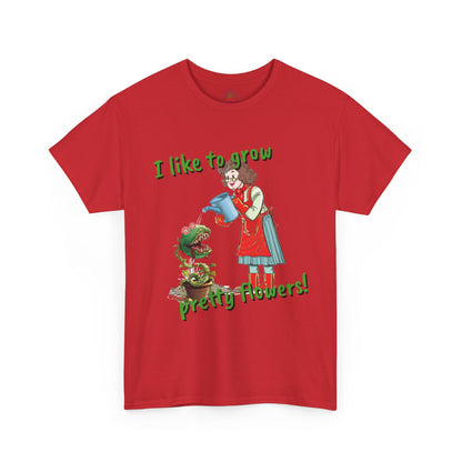 Gardening Tee, Floral T-Shirt for Plant Lovers, I like to grow pretty flowers