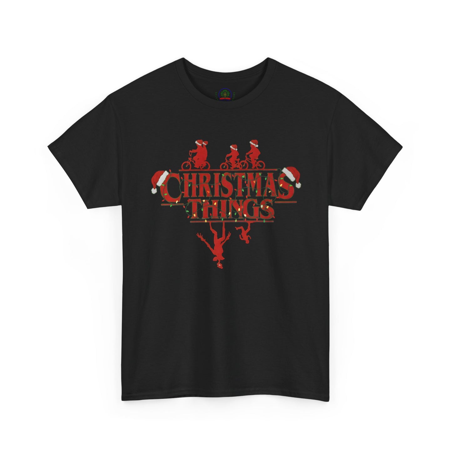 Christmas Things Retro Upside Down T-Shirt | Holiday Graphic Tee