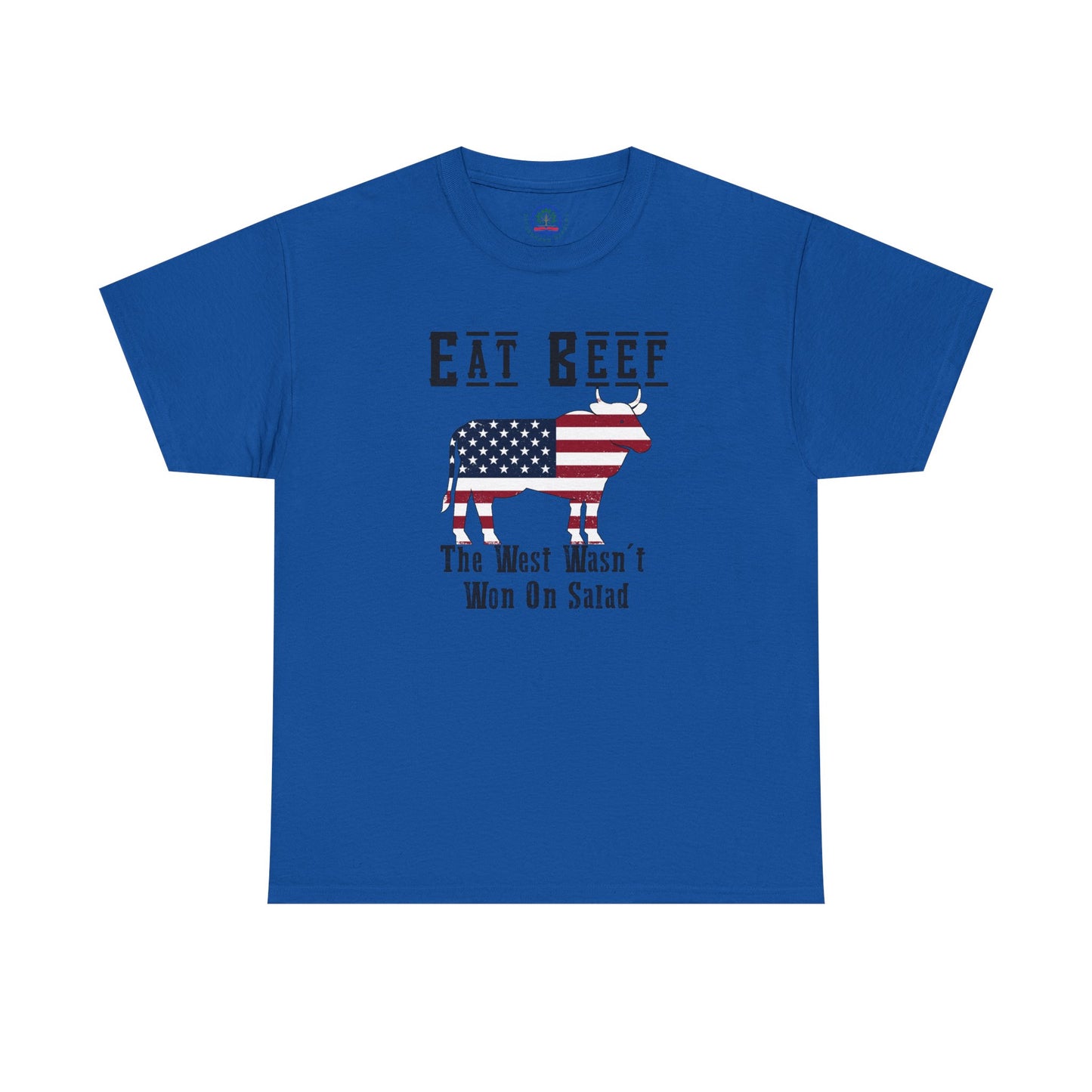 Funny American BBQ Unisex Tee, Meat Eaters Joke Shirt, Eat Beef Gift, Patriotic