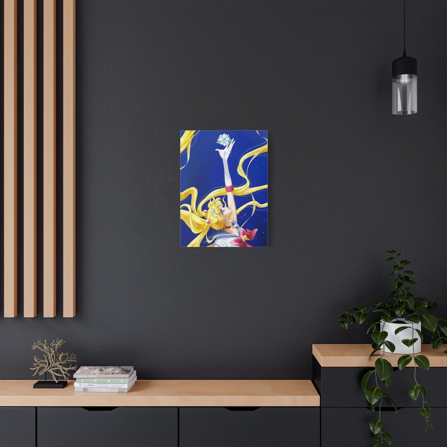 Canvas Print, Sailor Moon Silver Crystal, Manga Satin Wall Art, Home Decor, Anime - Secondhand Readers