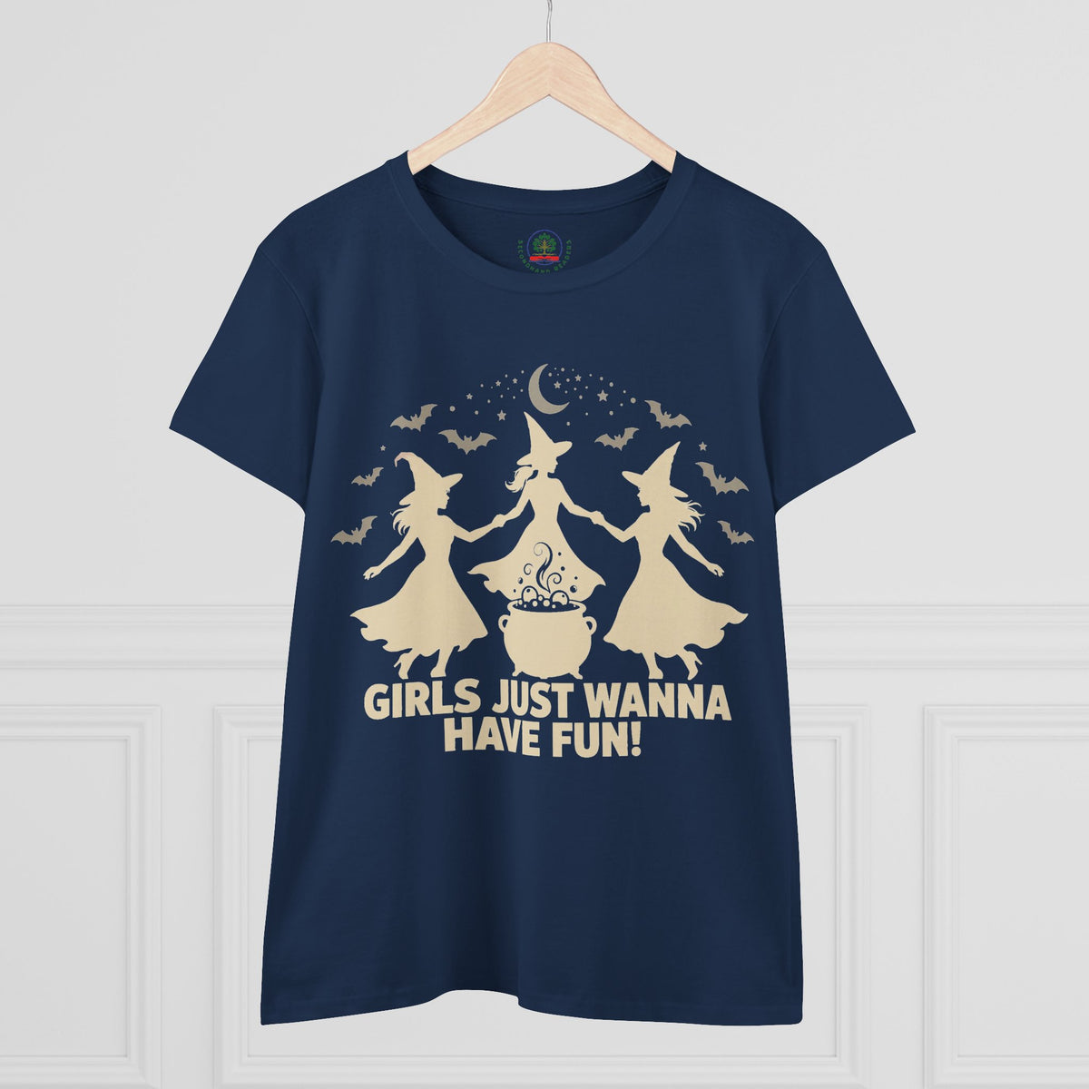 Girls Just Wanna Have Fun, Witch Dance Halloween Shirt, Womens Tee