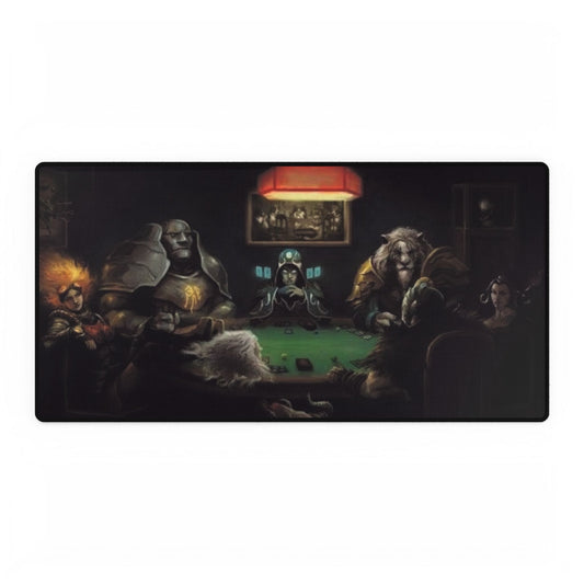 Gaming Desk Mat - Planeswalkers Poker Night Playmat, MTG, TCG Table Protector